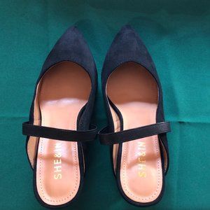 Shein Suedette Slingback Heels